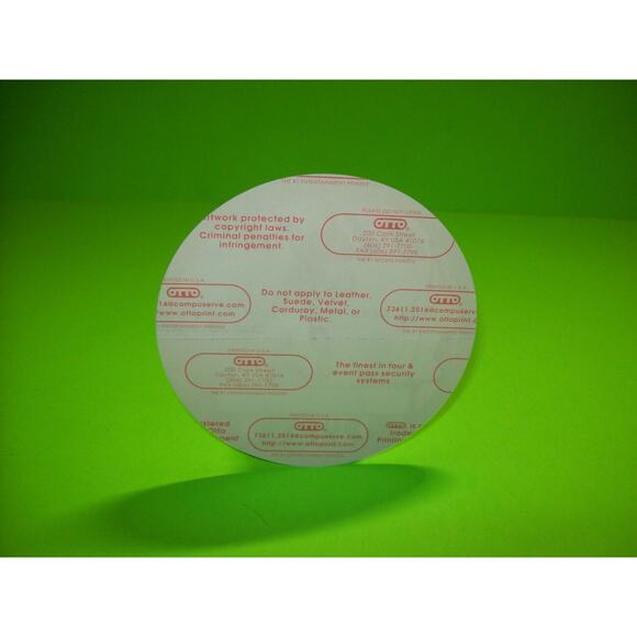 Bush Razorblade Suitcase Backstage Pass Concert Tour Otto Cloth Original 1996 - Picture 8 of 12